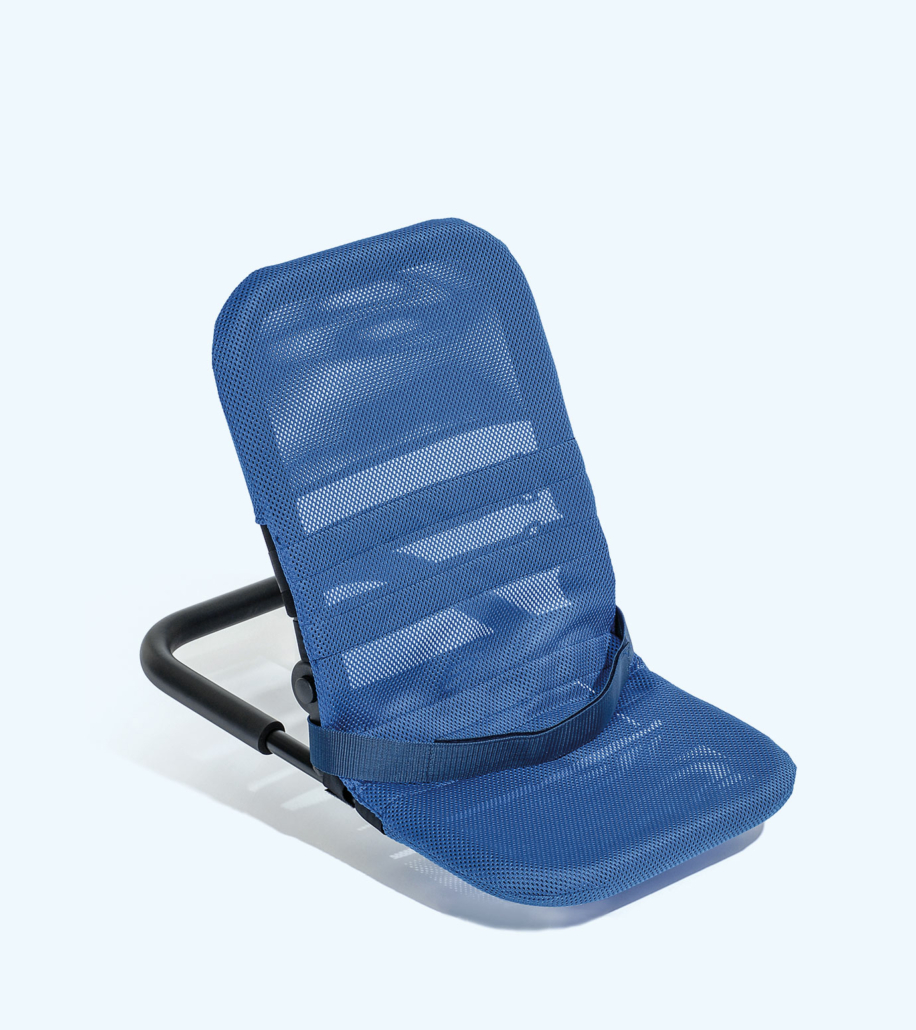 Blauer mobiler Badesitz Schuchmann