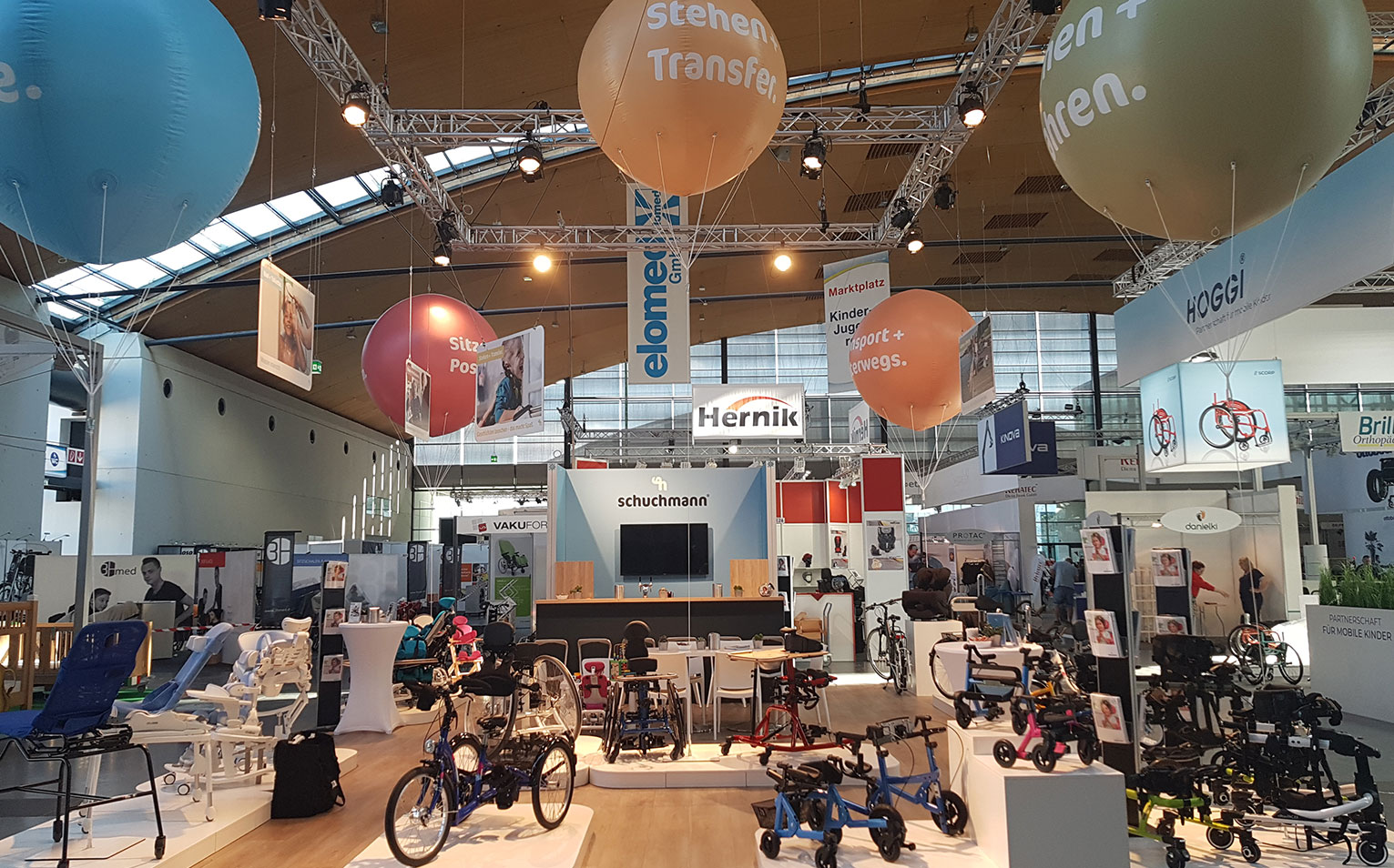 Auf unserem Messestand gab es viel zu entdecken.