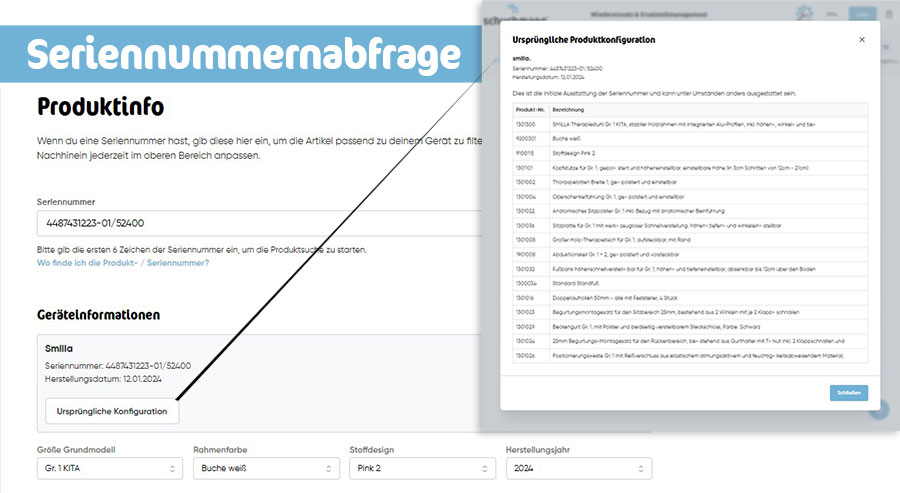 Epiks Seriennummernabfrage